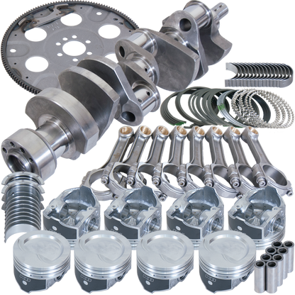 Eagle Chevy LT1350 1Pc 3.750in Crank 5.700in I-Beam Rods 4.030in Pistons 153 Tooth FP Bal Assembly
