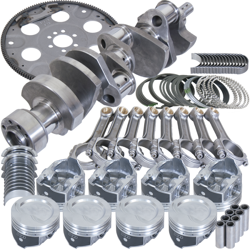 Eagle Chevy LT1350 1Pc 3.750in Crank 5.700in I-Beam Rods 4.040in Pistons 153 Tooth FP Bal Assembly
