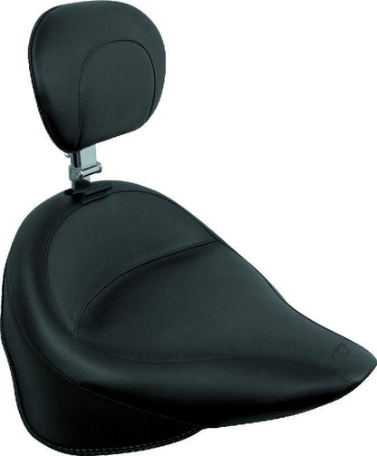 Mustang Motorcycle Mustang 06-17 Harley Softail Wide Tire (200mm) Wide Tripper Solo Seat Diamond Stitch- Black
