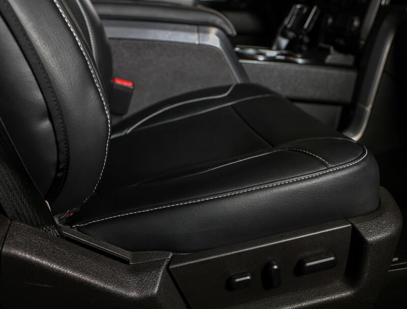 PRP Seats PRP 12-14 Ford Raptor Front Seat Covers (Pair) - Black w Silver Stitch