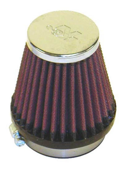 K&N Engineering K&N Universal Chrome Filter 2 1/8 inch FLG / 3 inch Bottom / 2 inch Top / 3 inch Height