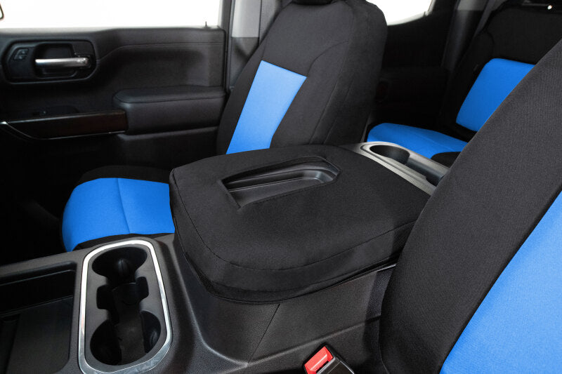 Covercraft 11-18 Dodge Ram Endura PrecisionFit Custom Second Row Seat Covers - Blue/Black