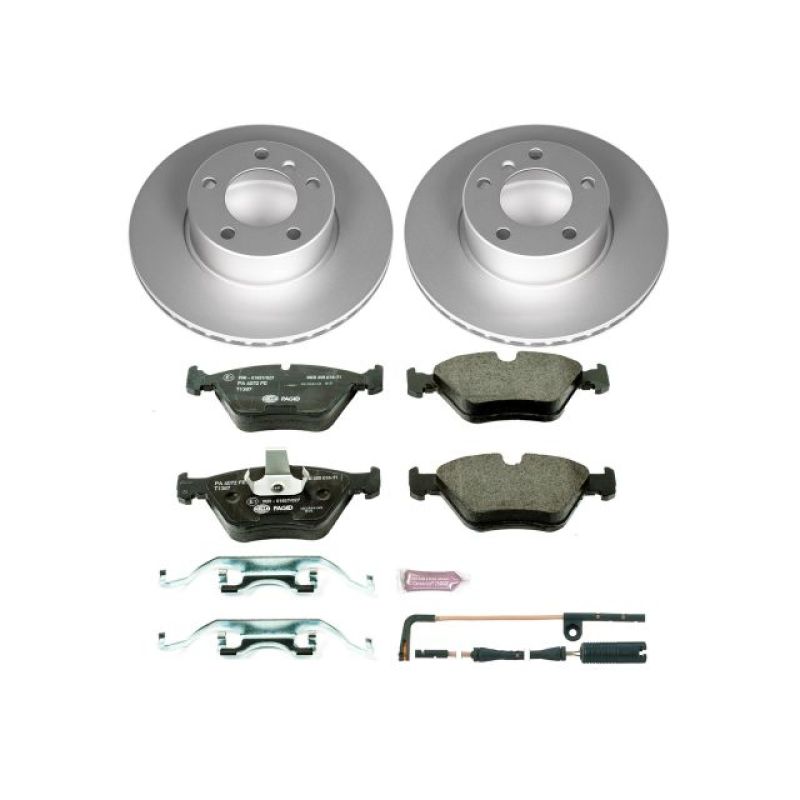 PowerStop Power Stop 01-03 BMW 525i Front Euro-Stop Brake Kit