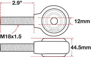 SPC Performance xAxis Rod End Ball Joint