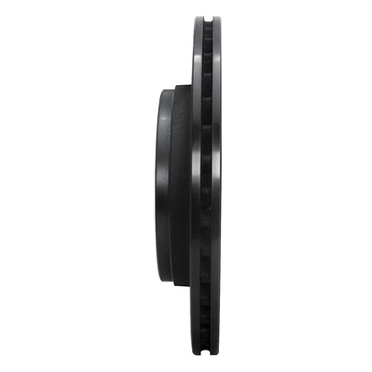 R1 Concepts R1 85-91 Audi 200 Quattro Rear Right Drilled & Slotted Black Brake Rotor