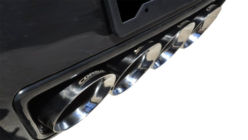 CORSA Performance Corsa 2017-2019 Corvette Z06 2.75in Axle Back Exhaust Polished Dual Rear Exit Quad 4.5in Tip (Sport)