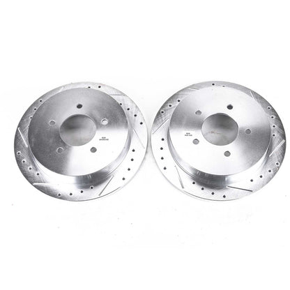 PowerStop Power Stop 97-00 Ford Expedition Rear Evolution Drilled & Slotted Rotors - Pair