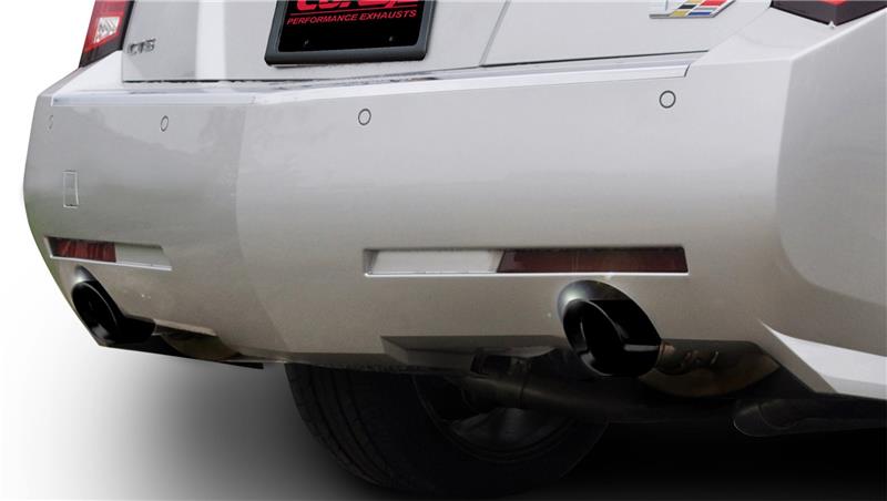 CORSA Performance Corsa 2011-2014 Cadillac CTS Wagon V 6.2L V8 Black Sport Axle-Back Exhaust