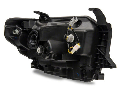 Raxiom 14-21 Toyota Tundra Axial Series Headlights w/ SEQL LED Bar- Black Housing (Clear Lens)