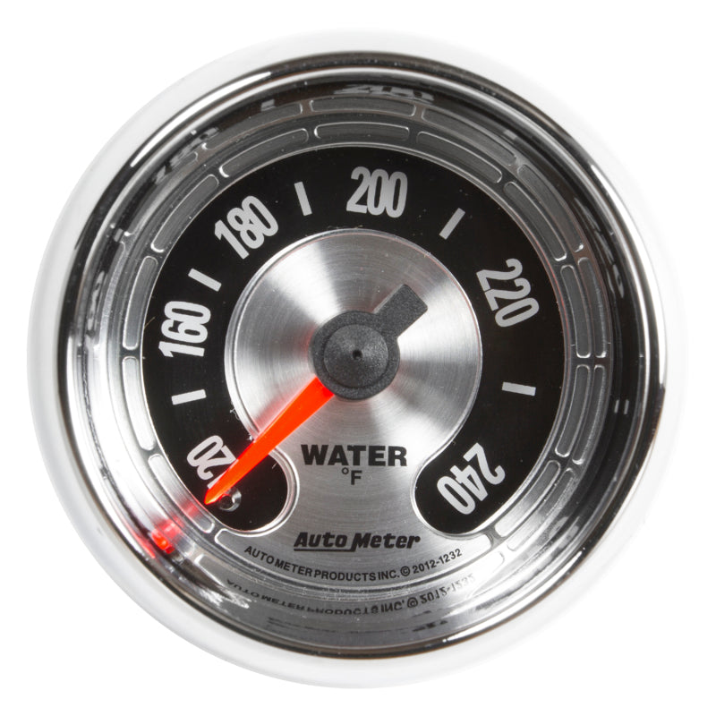 Autometer American Muscle 52mm 240 Deg F Water Temp Gauge