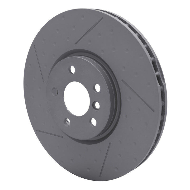 DFC 15-19 Mini Cooper (Excl Clubman) Front GeoSPEC Coated Rotor - Dimpled and Slotted