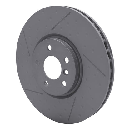 DFC 15-19 Mini Cooper (Excl Clubman) Front GeoSPEC Coated Rotor - Dimpled and Slotted