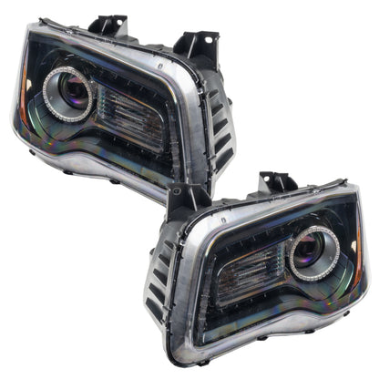 ORACLE Lighting Oracle 11-14 Chrysler 300C SMD HL - Black - NON HID - Orange