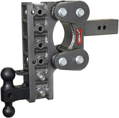 GEN-Y Hitch Gen-Y The Boss Torsion-Flex 2in Shank 10in Drop 16K Hitch w/GH-051 Dual-Ball/GH-032 Pintle Lock