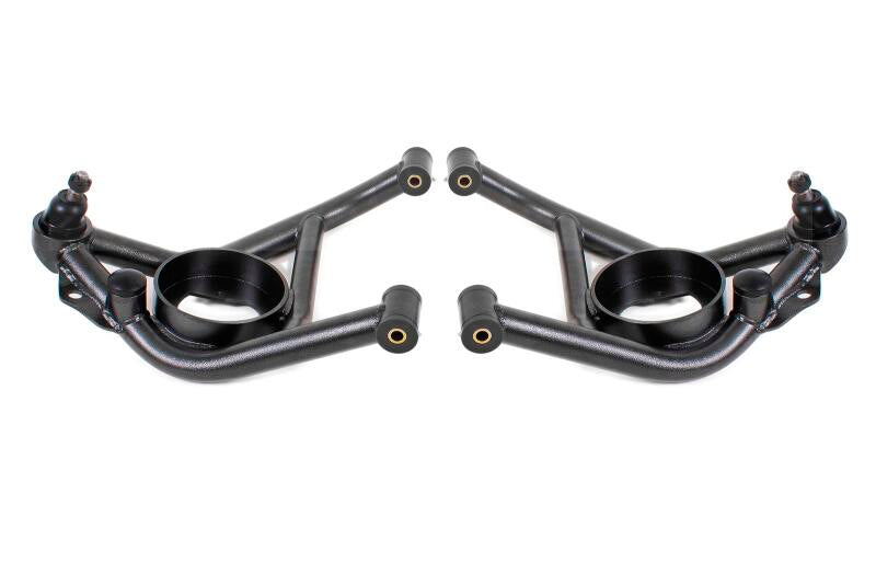 BMR Suspension BMR 70-81 Chevrolet Camaro A-Arms Lower Delrin Bushings Std Ball Joint - Black Hammertone
