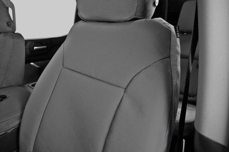 Covercraft 21-24 Ford Bronco Endura PrecisionFit Custom Front Row Seat Covers - Silver/Silver