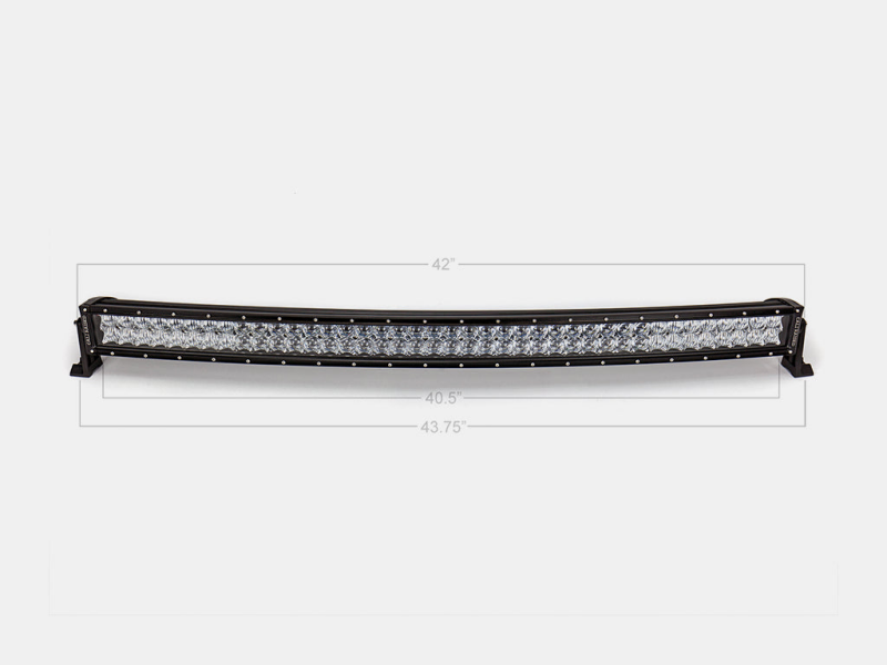 Cali Raised LED Cali Raised 42 Curved Dual Row 5D Optic Osram Led Bar - Spot