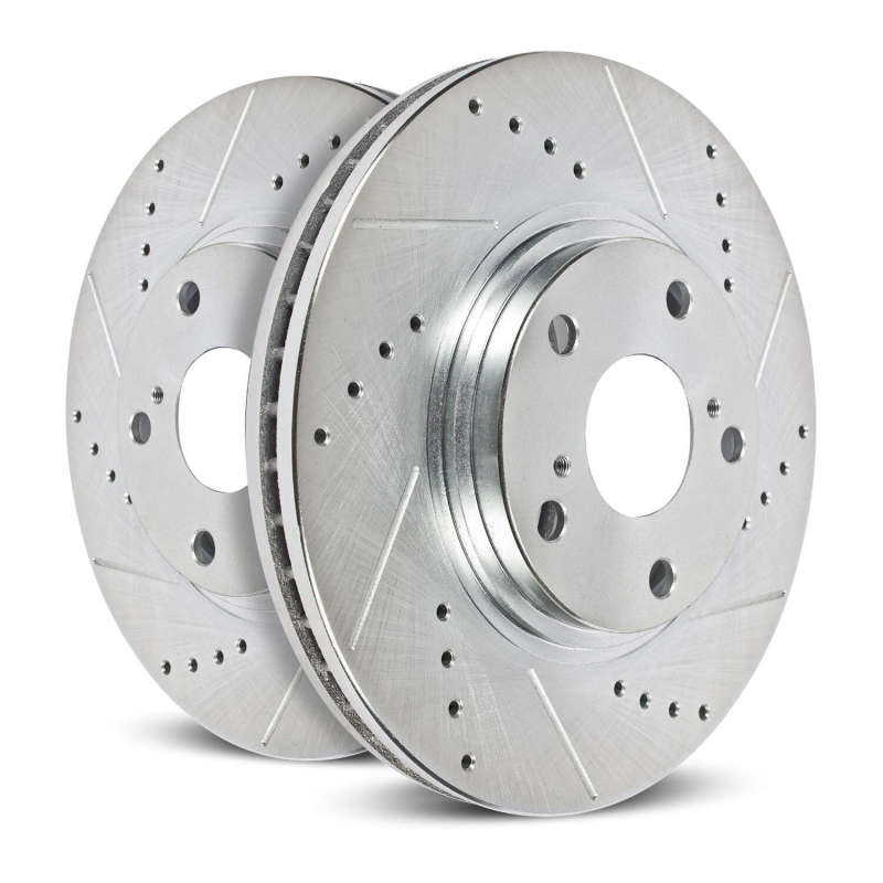 PowerStop Power Stop 91-93 Dodge Stealth Rear Evolution Drilled & Slotted Rotors - Pair