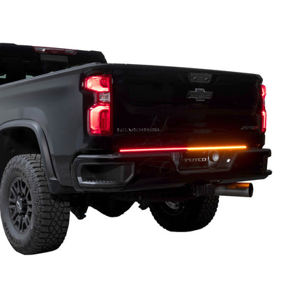 Putco 2024 Chevrolet Silverado HD/ GMC Sierra HD 60In Direct Fit Red Blade Kit Tailgate Bars