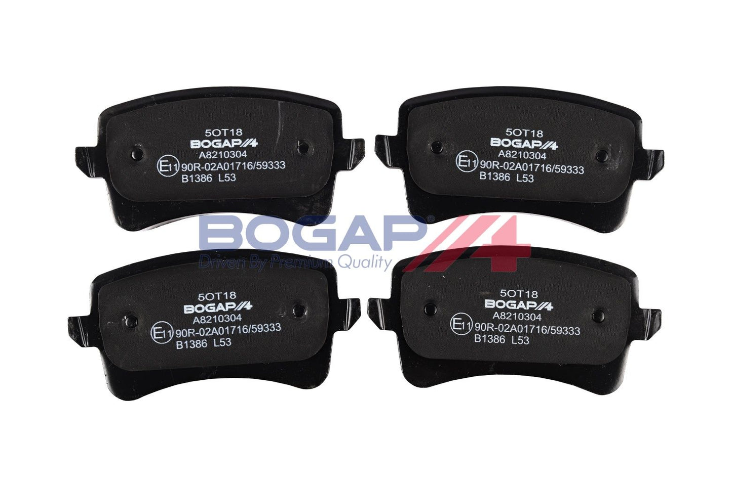 BOGAP A8210304 Brake Pad Set, Disc Brake | ML Performance Car Parts