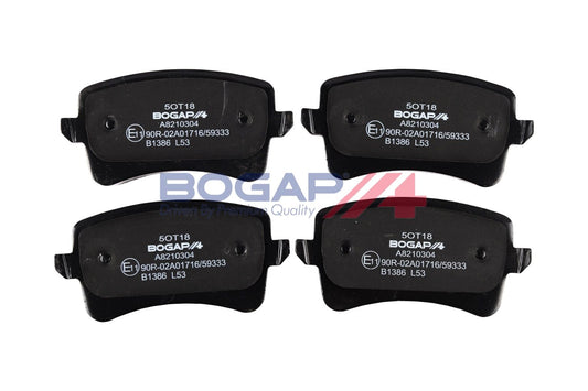 BOGAP A8210304 Brake Pad Set, Disc Brake | ML Performance Car Parts
