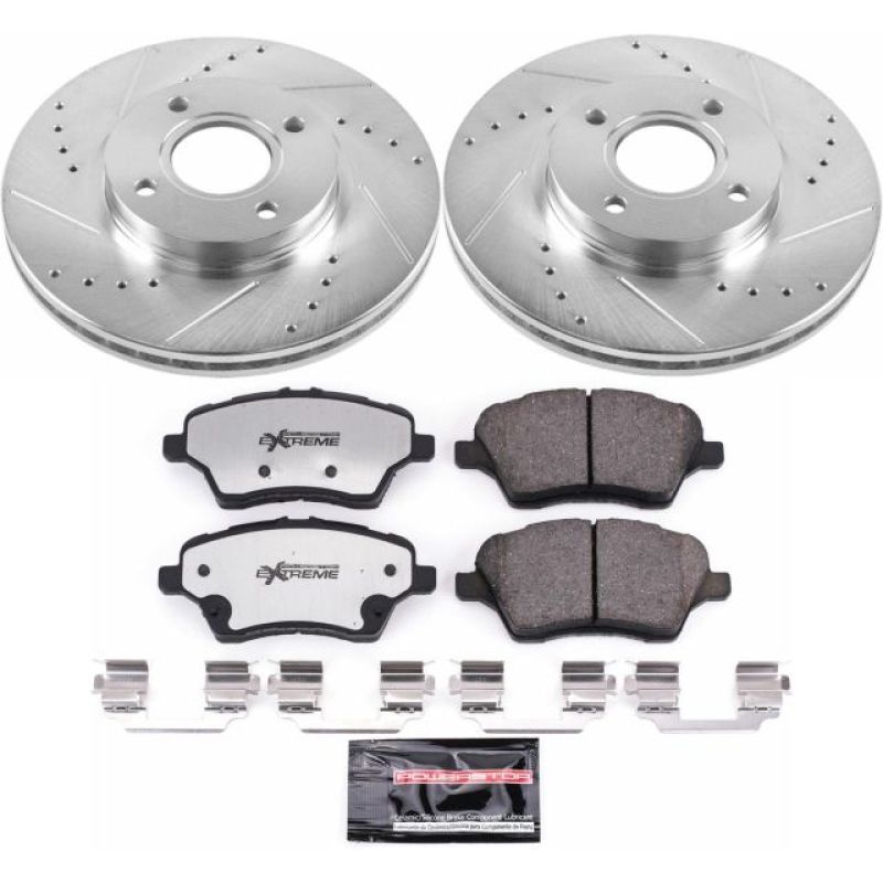 PowerStop Power Stop 14-19 Ford Fiesta Front Z26 Street Warrior Brake Kit