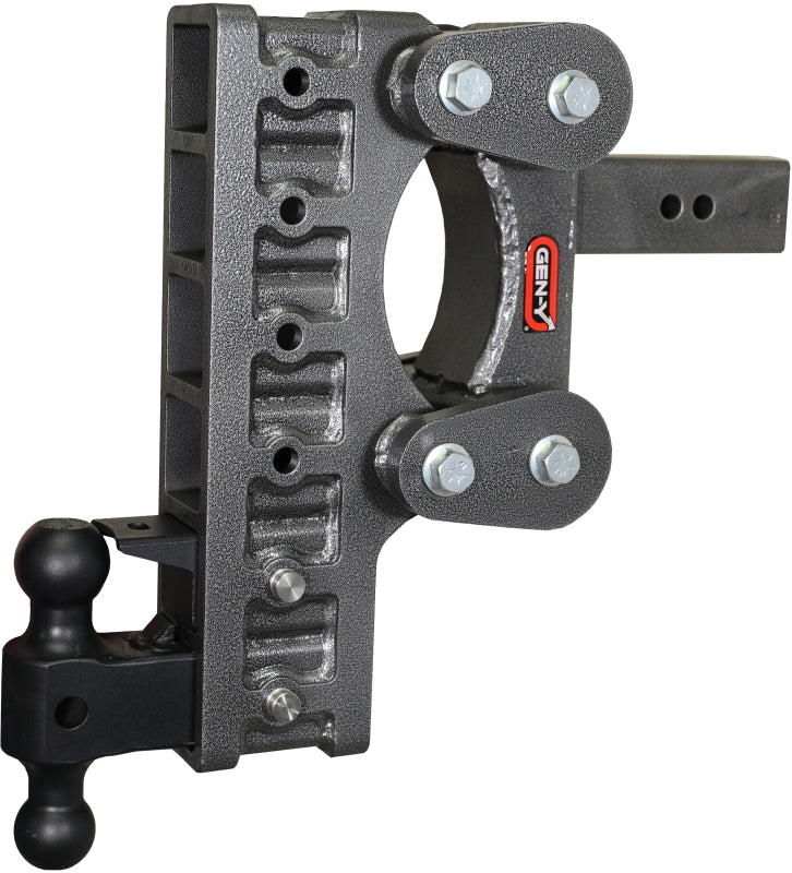 GEN-Y Hitch Gen-Y The Boss Torsion-Flex 2.5in Shank 12in Drop 21K Hitch w/GH-061 Dual-Ball/GH-062 Pintle Lock