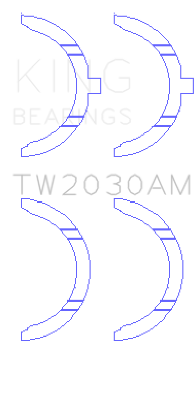 King Engine Bearings Toyota 1GR-FE Thrust Washer Set