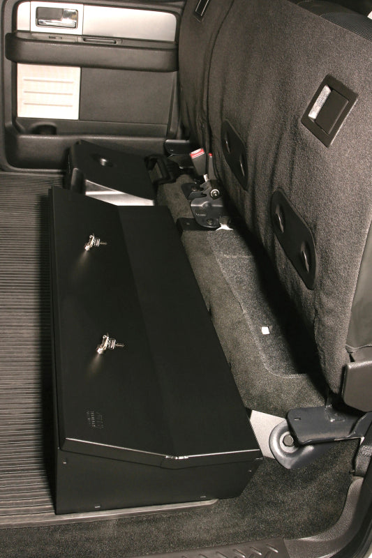 Tuffy Products Tuffy Ford F150 Supercrew W/ Subwoofer Underseat Lockbox 2/3 Length W/ Keyed Lock For