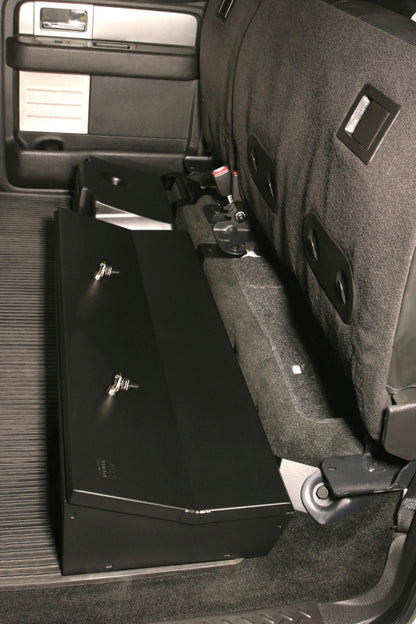 Tuffy Products Tuffy Ford F150 Supercrew W/ Subwoofer Underseat Lockbox 2/3 Length W/ Keyed Lock For