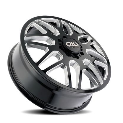 Cali Off-Road 9115D Invader Dually 24x8.25 / 8x210 BP / 115mm OS / 154.2mm Hub Gls Blk Mill Wheel