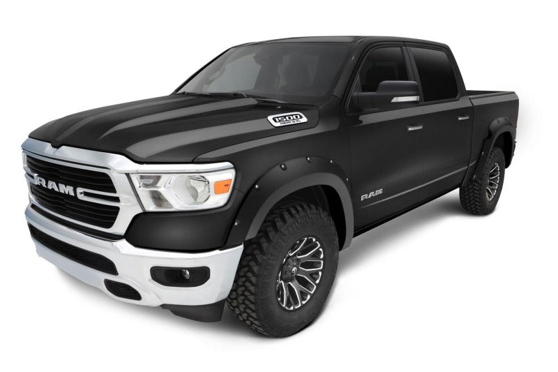 Bushwacker 20-22 Ram 1500 (Excl. Rebel/TRX) 76.3/67.4in Bed Pocket Style Flares 4pc - Diamd. Black