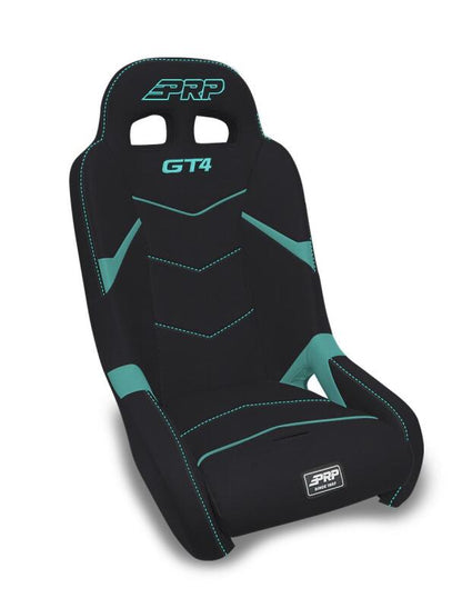 PRP Seats PRP Polaris RZR/Can-Am Maverick GT4 Suspension Seat - Black/Teal