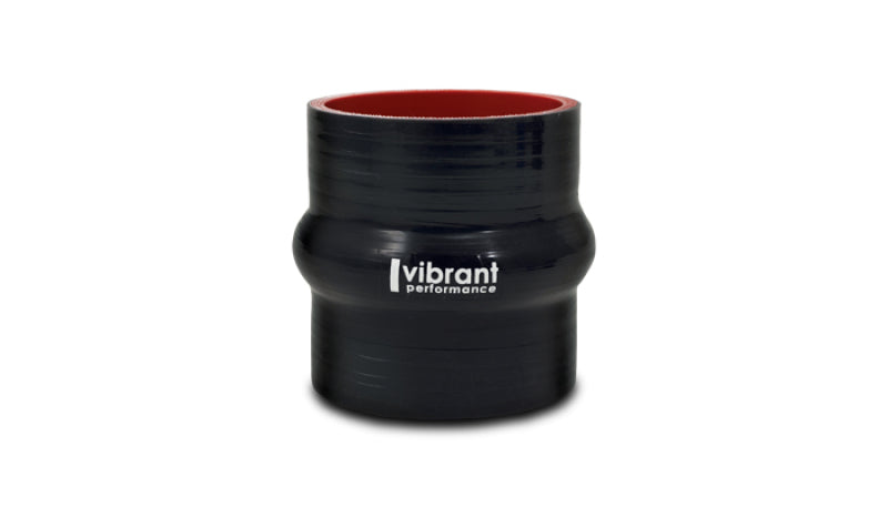 Vibrant 4 Ply Hump Hose 1in ID x 3in L - Black