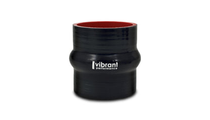 Vibrant Silicone Hump Hose Coupler 3.125in ID x 3.00in Long - Black