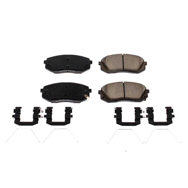 PowerStop Power Stop 2019 Hyundai Elantra GT Front Z17 Evolution Ceramic Brake Pads w/Hardware