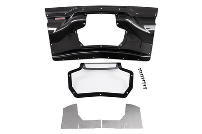 CORSA Performance Corsa 2020+ Chevrolet Corvette C8/Z06 Carbon Fiber Air Intake Trunk Panel with Polycarbonate