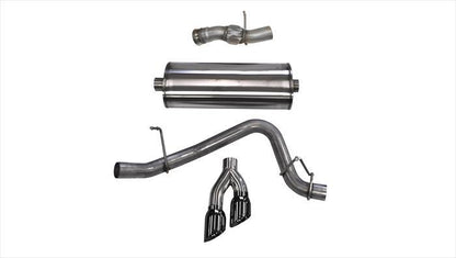 CORSA Performance Corsa 2015-2020 GMC Yukon Denali 6.2L V8 Single Side Exit Cat-Back Exhaust w/ Polished Black Tips