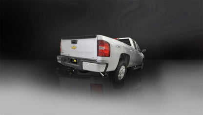 CORSA Performance Corsa 2011-2013 Chevrolet Silverado Crew Cab/Short Bed 1500 6.2L V8 Polished Sport Cat-Back Exhaust