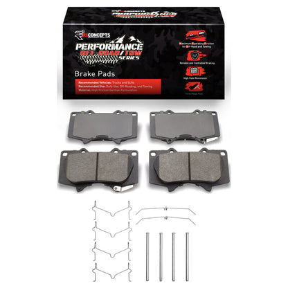 R1 Concepts R1 10-24 Lexus GX460 Front Performance Off-Road/Tow Brake Brake Pads & Hardware Kit