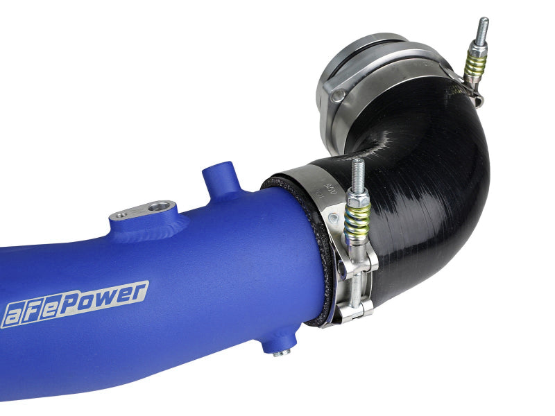 aFe 20-21 BMW Z4 M40i (G29) L6-3.0L (t) B58 BladeRunner 2-1/2in to 3in Hot-Side Charge Pipe - Blue
