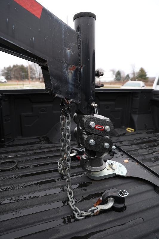 GEN-Y Hitch Gen-Y Spartan Torsion-Flex 2.5in Offset 4in SQ Tube Gooseneck 2-5/16in Coupler Standard Height