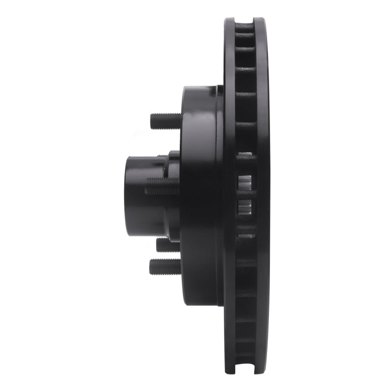 R1 Concepts R1 1992-2002 Chevrolet Tahoe Front Right Drilled & Slotted Black Brake Rotor