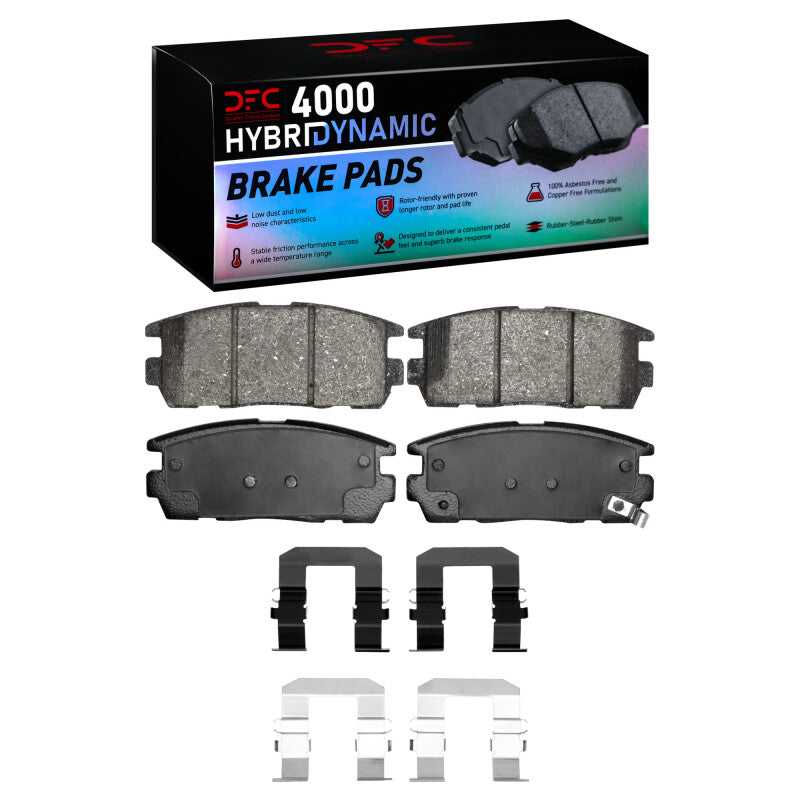 DFC 07-17 Chevrolet Captiva Rear 4000 HybriDynamic Brake Pads and Hardware Kit
