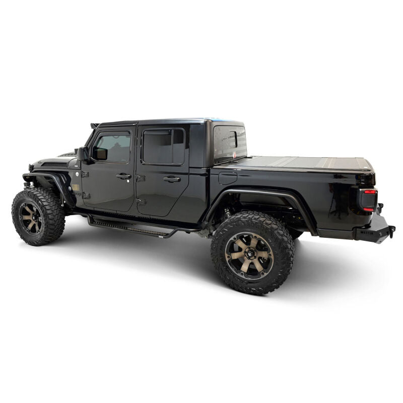 Westin 20-25 Jeep Gladiator Outlaw Drop Running Boards - Tex. Blk