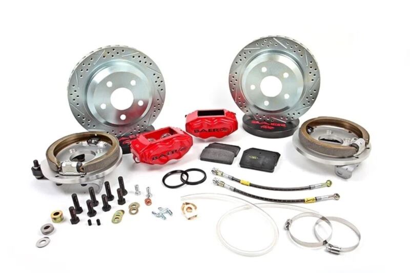 Baer Brakes Ford 8.8in C-Clip Rear Ends 12in SS4 Rear SDZ Brake Kit - Black