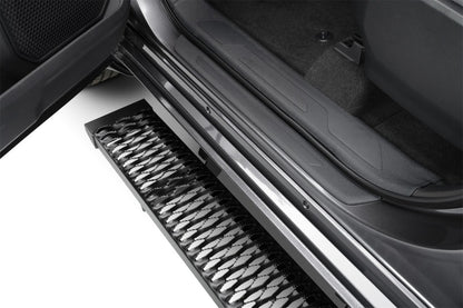 N-Fab Growler Fleet 07-19 Toyota Tundra Crew Cab - Cab Length - Tex. Black