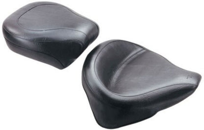 Mustang Motorcycle Mustang 84-06 Harley Standard Rear Tire Wide Touring Solo Seat - Black