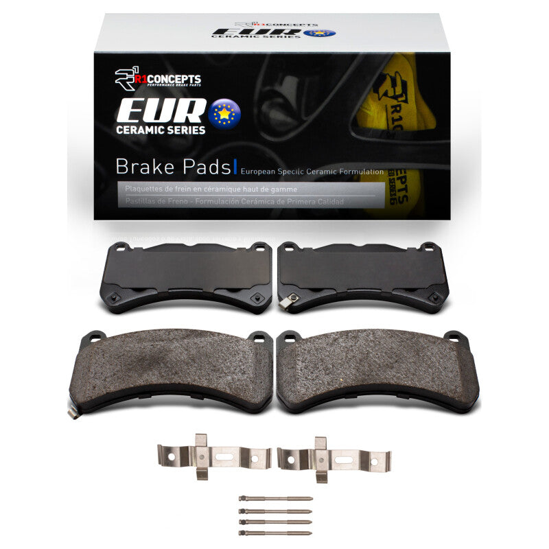 R1 Concepts R1 08-25 Lexus IS F Front Euro Ceramic Pads & Hardware Kit