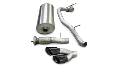 CORSA Performance Corsa 2007-2010 Cadillac Escalade 6.2L V8 Black Sport Cat-Back Exhaust